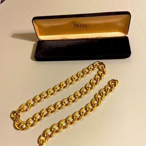 Money necklaces and matching bracelet.